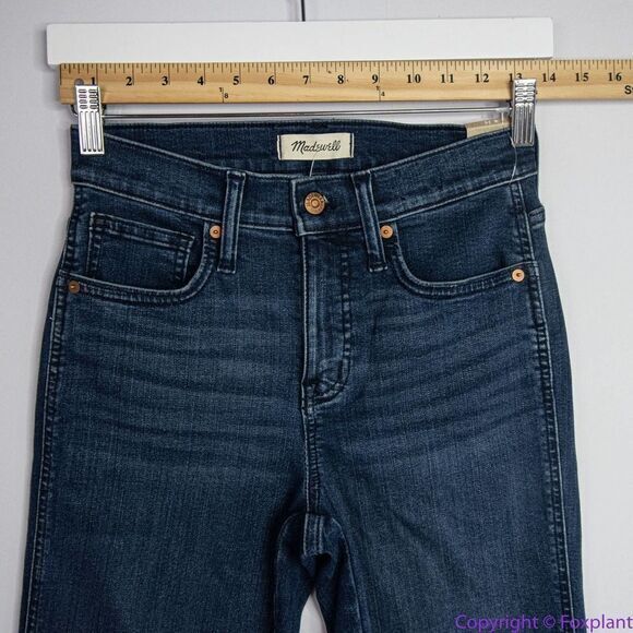 NEW Madewell Mid-Rise Stovepipe‎ Jeans in Dahill Wash, 26 - Picture 5 of 16